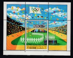 RAS AL KHAIMA Munich '72 Summer Olympic Games MNH souvenir sheet - Picture 1 of 1