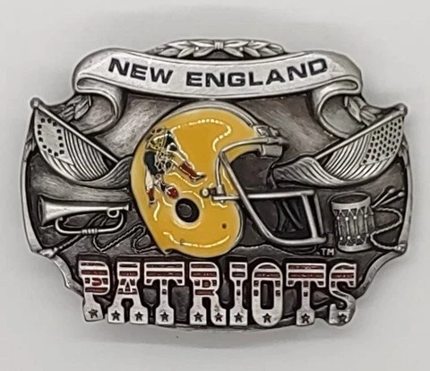 Vintage New England Patriots Belt Buckle Cover