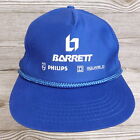 Vintage Barrett Philips Rope Braid Blue Adjustable Snapback Baseball Hat Cap