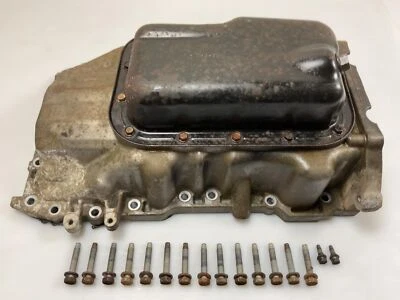 Jeep JK Wrangler OEM 3.6L Upper and Lower Oil Pan Adapter 2012-2018 161455 - Image 1 of 4