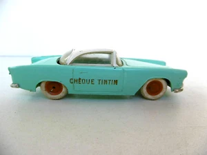 MINIALUXE SIMCA PLEIN CIEL "CHÈQUE TINTIN" BON ÉTAT QUELQUES PETITS MANQUES - Imagen 1 de 7