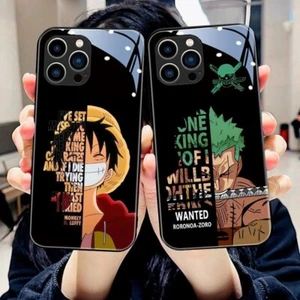 One Piece Zoro Für iPhone 11 12 13 14 15 16 Case Hülle Schutzhülle Cover Glas - Bild 1 von 9