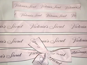VICTORIA SECRET BOW RIBBON GIFT SET DECOR WRAPPING BAND WRAP LOT LOGO Party RARE - Picture 1 of 2