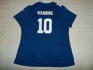 ELI MANNING #10 NEW YORK GIANTS NIKE AUTHENTIC FOOTBALL JERSEY WOMENS XL NICE! - Picture 1 of 9