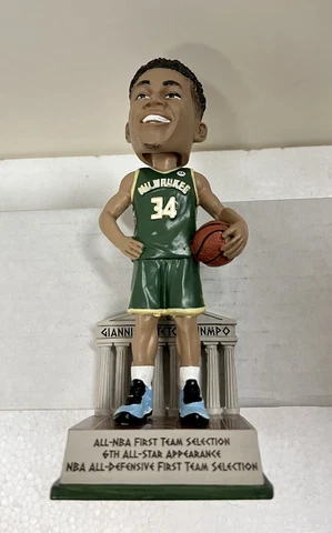 GIANNIS ANTETOKOUNMPO 12/7/22 GREEK NIGHT LTD 500 BOBBLEHEADS MILWAUKEE BUCKS Cover