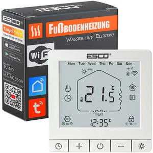 Thermostat Fußbodenheizung WIFI Wasser / Bodenmatte stellantrieb Speicherheizung - Bild 1 von 24
