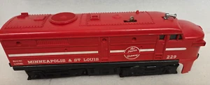 Lionel O Gauge Minneapolis & St. Louis Alco FA Power Locomotive Rare 1963 - Picture 1 of 10