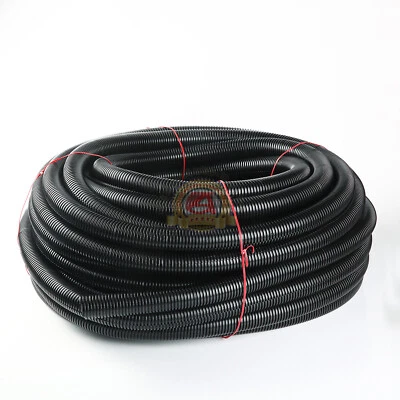 1" 25 Ft. Split Wire Loom Conduit Polyethylene Tubing Car Automotive Power Amp Foto 1 de 2