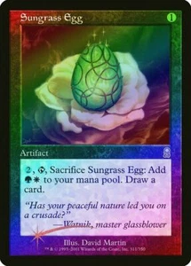 Sungrass Egg FOIL Odyssey LP Artifact Uncommon MAGIC MTG - Picture 1 of 1