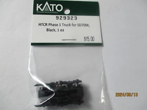 Conjunto de camión Kato # 929323 HTCR frase 1 para SD70M, negro escala N - Imagen 1 de 4