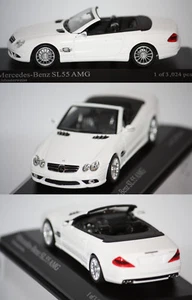 Minichamps Mercedes Benz SL55 AMG 2007 Blanc 1/43 400036170 - Picture 1 of 1