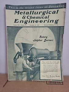 1915 Metallurgical & Chemical Engineering Magazine December 15, Naval Consulting - Foto 1 di 9