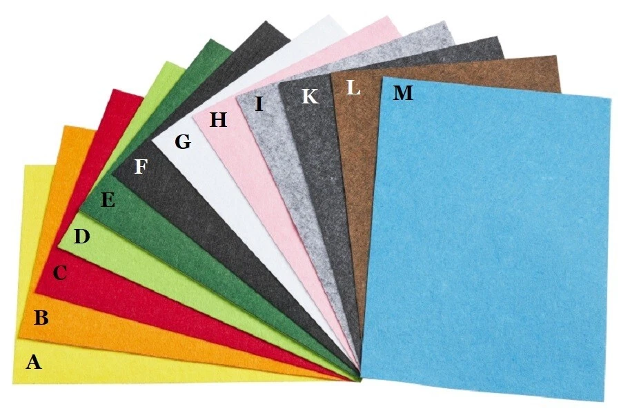 Filzplatten selbstklebend 210 x 297mm Bastelfilz 1 mm Trendy Filz Filzplatte - Bild 1 von 1