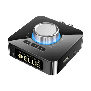 LCD Bluetooth Transmitter & Receiver Wireless Adapter For Home Stereos/Speakers - Picture 1 of 7