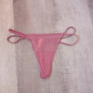 New Victoria's Secret Pink String Thong Panty Pink Sexy Cute - Picture 1 of 3