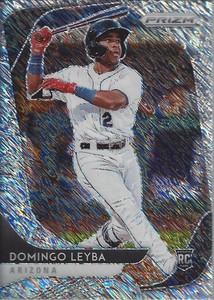 2020 Panini Prizm Prizms Shimmer #10 Domingo Leyba /7 - NM-MT