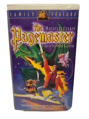 20th Century Fox Family Feature The Pagemaster VHS, 1995 Macaulay Culkin  - Image 1 of 4