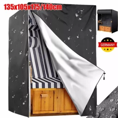 Strandkorb Schutzhülle Winterfest NEU Strandkorbhülle XXL Abdeckhaube Abdeckung - Bild 1 von 4