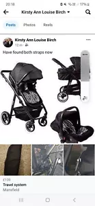 Red Kite Push Me 3 in 1 i-Size Savanna Travel System, Zebra - Picture 1 of 1