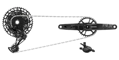 SRAM NX Aquila 1x12s Schaltgruppenset Dub 175mm Non-Boost 32Z, 10-50Z MTB Bici - Immagine 1 di 4