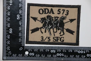 US 5TH SPECIAL FORCES SFGP ODA 573 CLOTH ARMY PATCH BLACK READ! - Picture 1 of 1