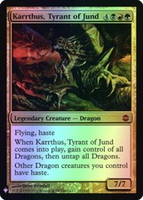 1x FOIL KARRTHUS, TYRANT OF JUND - Mystery - MTG - NM - Magic the Gathering