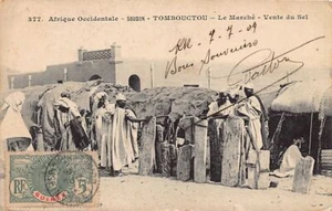 Mali - TIMBOUCTOU - Le marché - Vente de sel - Publ. Fortier 377 - Photo 1/2