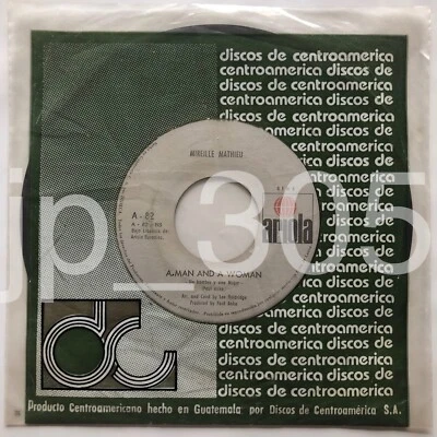MIREILLE MATHIEU & PAUL ANKA • You and I • RARE 45 • GUATEMALA PRESS Foto 1 de 4