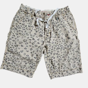 Diesel Industry Animal Print Elastic Waist Shorts 34 Ltd Edition Streetwear VTG - Picture 1 of 10