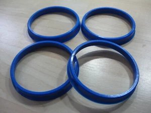 Set of (4) Hub Center Rings Centric Rings 70.1mm to 73.0mm #M101RB - Picture 1 of 2