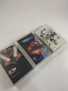 Lot Of 3 ZZ Top Cassettes- Afterburner Antenna Eliminator - Picture 1 of 3