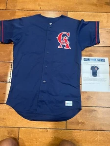 1996 Darin Erstad California Angels Batting Game Used Worn Practice Jersey LOA - Picture 1 of 7