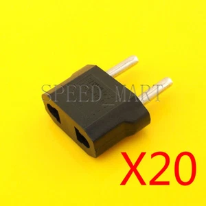 20pcs US/AU To EU European Travel Charger Power Adapter Converter Wall Plug Home - Picture 1 of 3