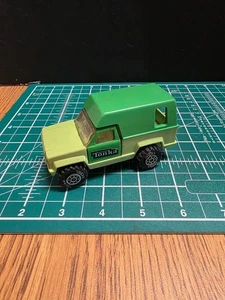 VINTAGE 1978 RARE TONKA 2 TONE GREEN PICKUP TRUCK  WITH REMOVABLE CAMPER TOP - Picture 1 of 10