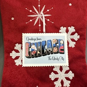 Chicago Personalized Christmas Ornament Polar X - Picture 1 of 2