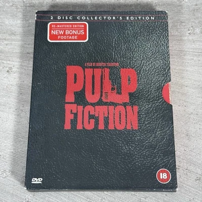 Pulp Fiction DVD - 2 Disc Collector's Edition Set Tarantino Picture Cards - Image 1 of 3