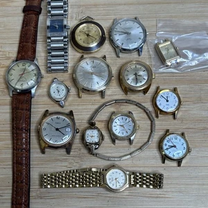 Lotto orologi vintage rotti e funzionanti - manuale Seiko Caravelle Timex Invicta Quartz - Foto 1 di 7