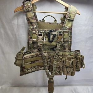 Tactical Military Vest Quick Release Molle Airsoft Combat Assault Plate Carrier - Picture 1 of 9