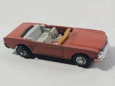 Vintage PlayArt Ford Mustang Brown with Light Gray Interior Convertible Car - Image 1 of 4