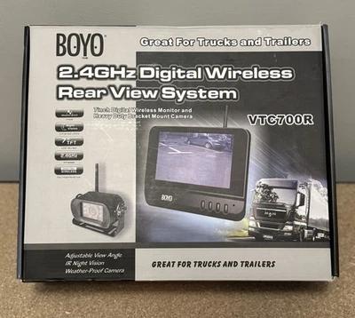 Boyo Vision Vtc700r 7 2.4ghz Digital Wireless Rearview System - Image 1 of 4