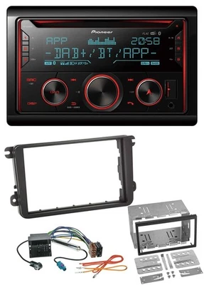 Pioneer 2DIN DAB MP3 Bluetooth USB CD Autoradio für VW Amarok ab 10 Beetle ab 11 - Bild 1 von 4