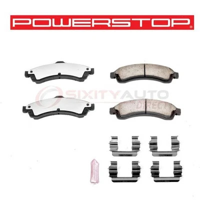 PowerStop Front Disc Brake Pad & Hardware Kit for 2004-2005 GMC Envoy XUV - cc Foto 1 de 4