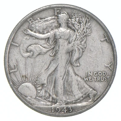 1943-S XF Walking Liberty Half Dollar 90% Silver *1348 - Image 1 of 4