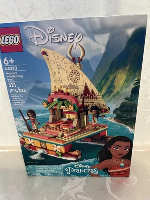 LEGO Disney Princess Moana's Wayfinding Boat 43210 Building Set - Factory Sealed - Image 1 of 4
