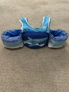 Speedo Splash Jammer Life Jacket Vest-Unisex Child 30-50 Pounds-Shark - Picture 1 of 6