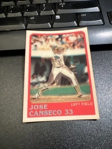 1988 Sportflics - #201 Jose Canseco - Picture 1 of 7