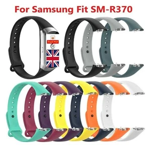 Cinturino Orologio Ricambio Bracciale Silicone per Samsung Galaxy Fit SM-R370 - Foto 1 di 58
