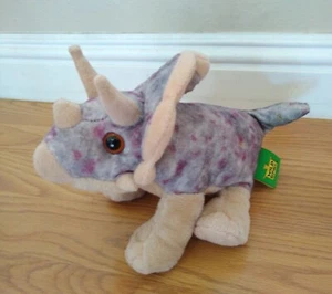 Wild Republic Triceratops Dinosaurier Beanie Zeug Tier 8" weich vorverkauft - Bild 1 von 4