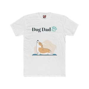 Dog Dad Cotton Crew Tee - Picture 1 of 3