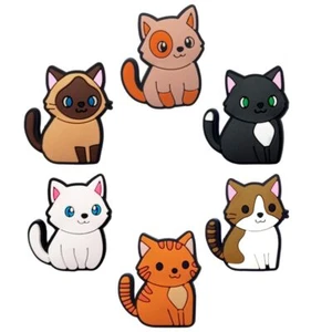 Cat Shoe Charms - Cute Animal Decoration Charms Gift for Boys Kids Teens and ... - Picture 1 of 6